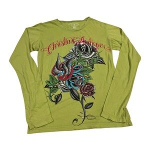 Vintage Christian Audigier Graphic T-shirt